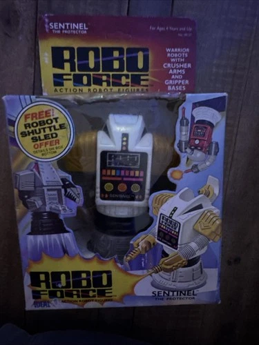 Ideal Robo Force Sentinel Warrior Robot 1984 Vintage Roboforce Rare MIB