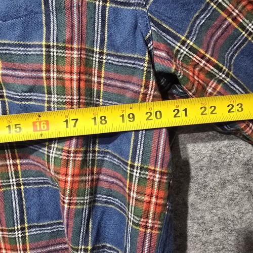 L.L. Bean Scotch Plaid Flannel Shirt Size L Slightly Fitted Red Tartan NWT - Picture 7 of 8