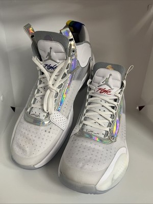 Brand New Nike Jordan 34 XXXIV Unite White Silver Metallic AR3240