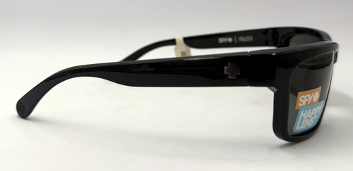 Authentic SPY+ Frazier Shiny Black w/Happy Gray Green Lens  Sunglasses - Foto 6 di 7