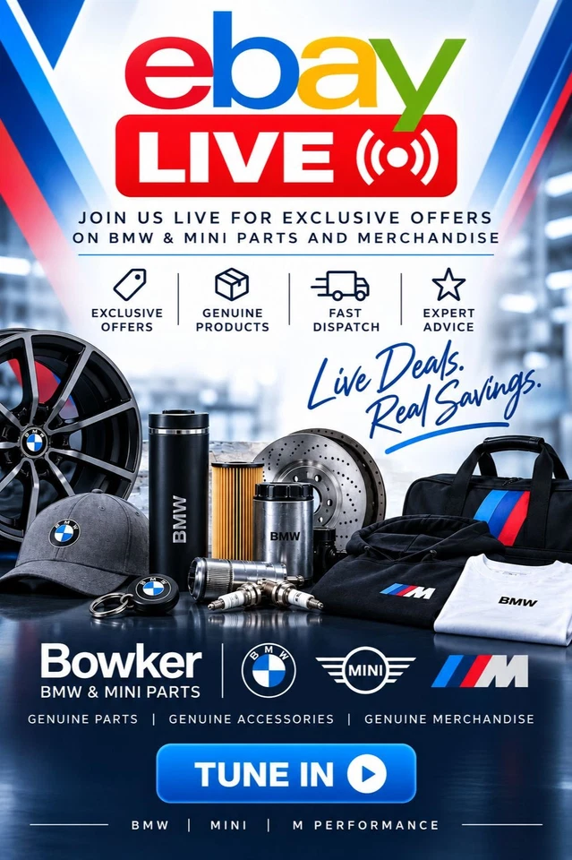 Bowker BMW & MINI Parts LIVE | Exclusive eBay Deals