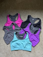 Sports Bra Bundle Multicolor 5 Bras Size Large