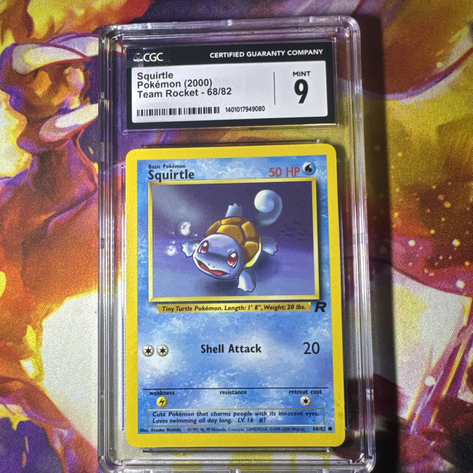 1995 squirtle pokemon card value 68 82 - (68) - Team Rocket A single individual card from the Pokemon trading and collectible card game (TCG/CCG) 2001 POKEMON ROCKET - Squirtle