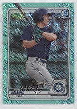 2020 Bowman Chrome Prospects Aqua Shimmer Refractor 124/125 Jarred Kelenic o7m