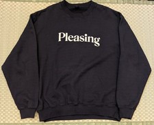 Pleasing by Harry Styles Crew Neck Cotton Sweatshirt Black Size 2XL Made in USA