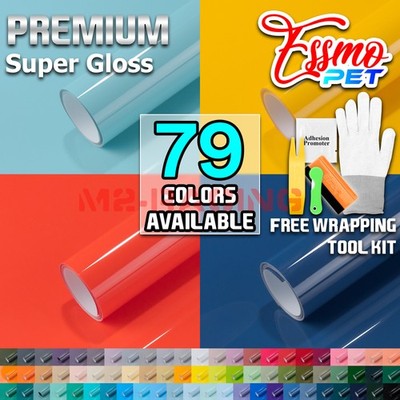 ESSMO PET Super Gloss Car Auto Vehicle Wrap Vinyl Decal Decal Sheet Sticker Film