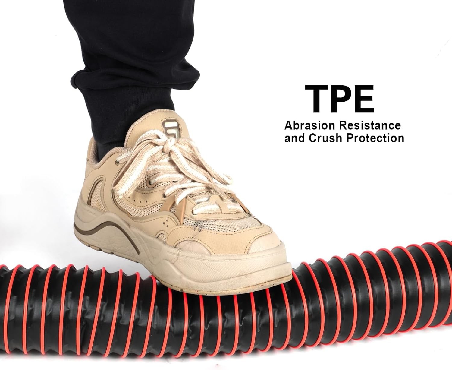 15FT RV Sewer Hose Extension, 24 mils, RV Extension Hose - Red