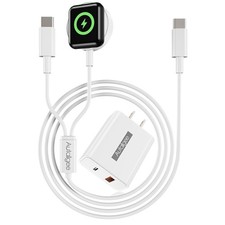 2 in 1 Fast Charging Cable for Apple Watch Charger iPhone 17 16 15 Charger