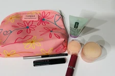 Clinique x Drawbertson 6 pc Skincare Makeup Bag Gift Set Travel 2025 New. 