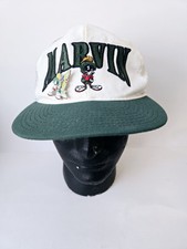 Vintage Warner Bros Marvin the Martian hat w/ pin