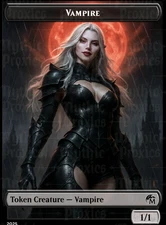 Vampire Token High Quality Altered Art Custom Proxy Playtest Card