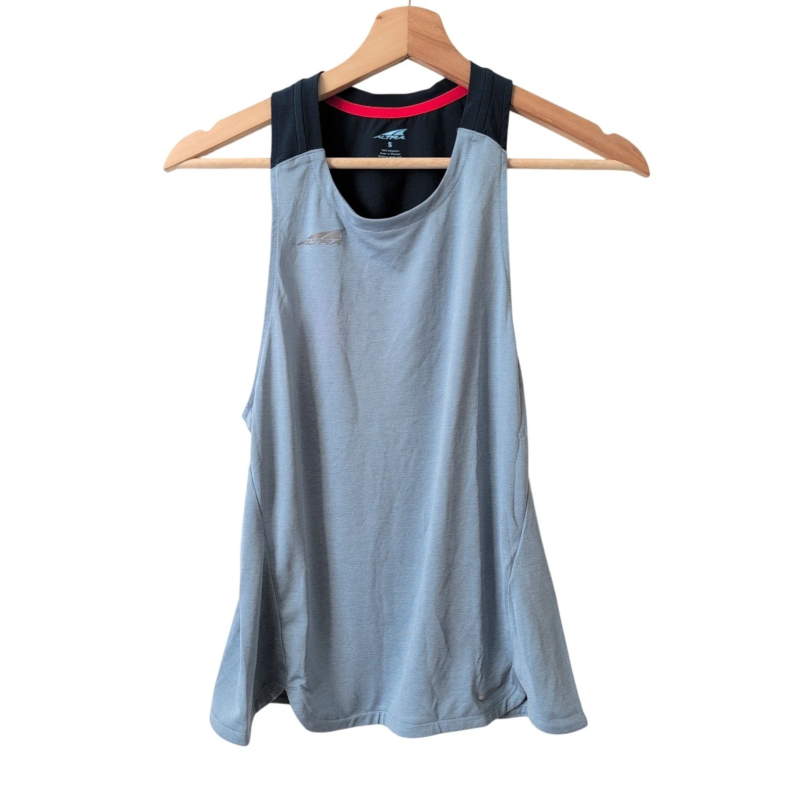 NWOT Altra Womens Blue Perforated Racerback Running Tank Top Size S Athletic