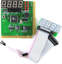 4 Digit PCI ISA POST Diagnostic Card Motherboard Debug Tester