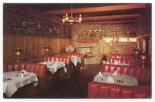 Inglewood CA Mangini's Restaurant Centinela Blvd. Postcard California