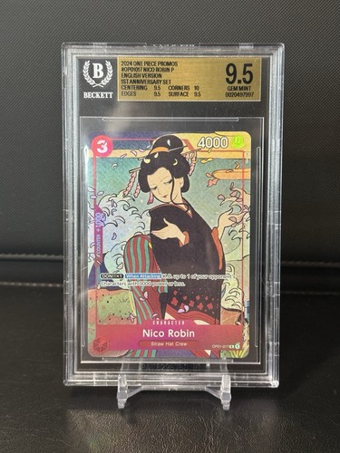 Nico Robin (English Version 1st Anniversary Set) graded BGS 9.5 for sale on eBay