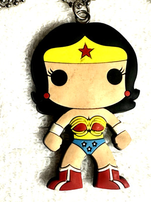 WONDER WOMAN Full Body  Pendant  Necklace  POP Heroes! TM & DC Comics