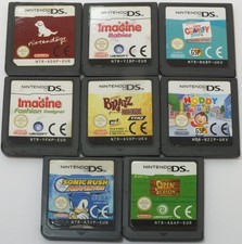 8 x Mixed Nintendo DS Video Games Collection - JOB LOT - CARTRIDGES ONLY
