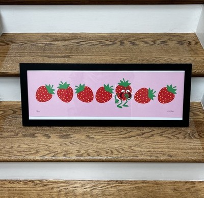 フック 様 strawberryThief Todd Bratrud Strawberry Cough #40/100 Print 420 Strangelove