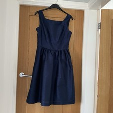 Alfred Sung Designer dress Navy Blue