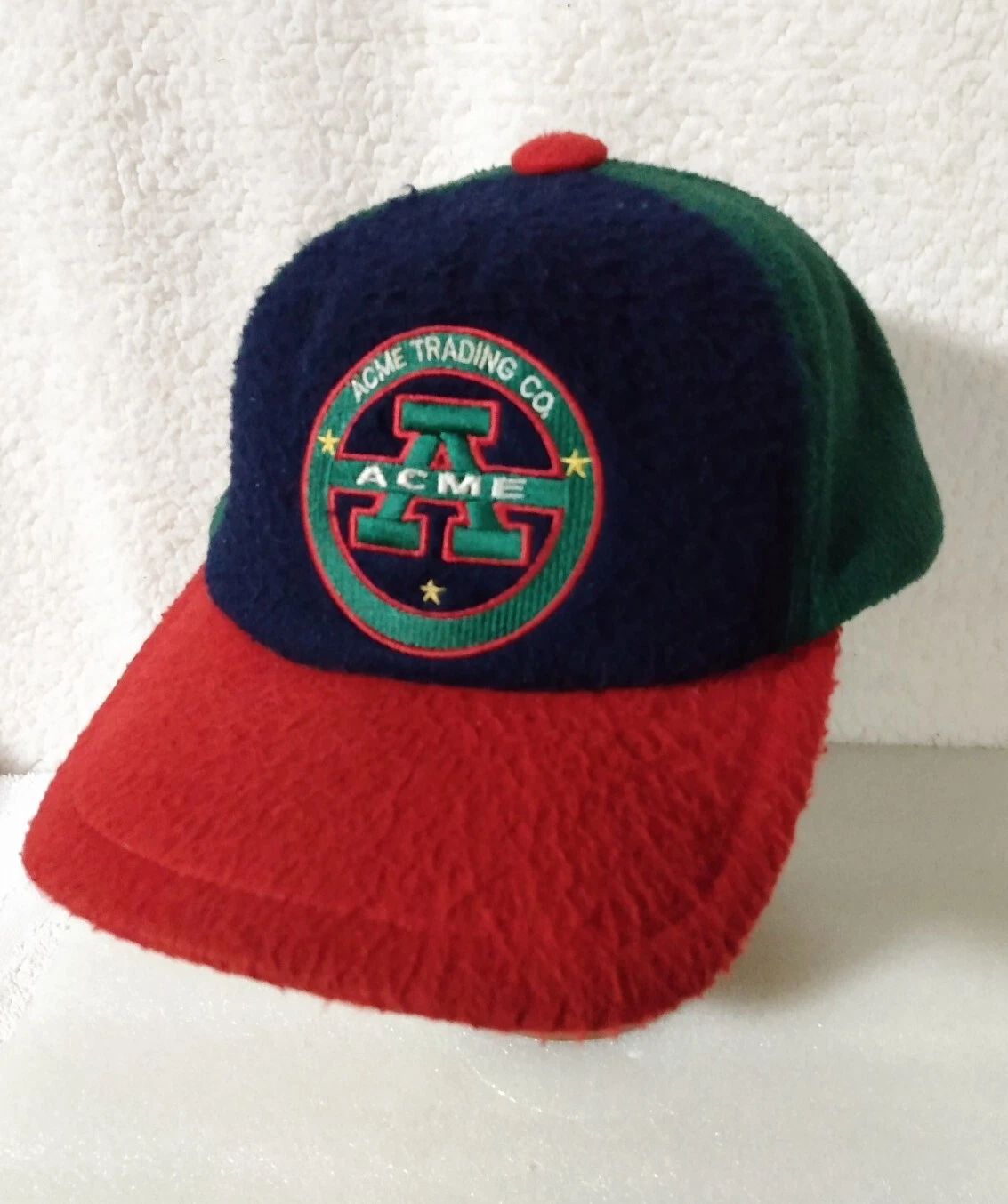 Acme Trading CO Vintage 90's Looney Tunes Fleece Hat Taz Bugs Bunny
