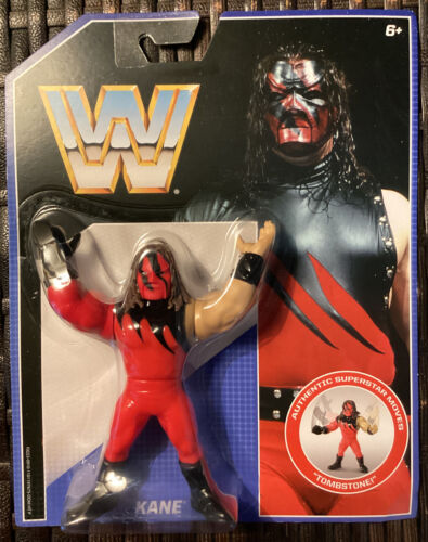 WWE Kane Mattel Retro 2017 Wrestling Action Figure...