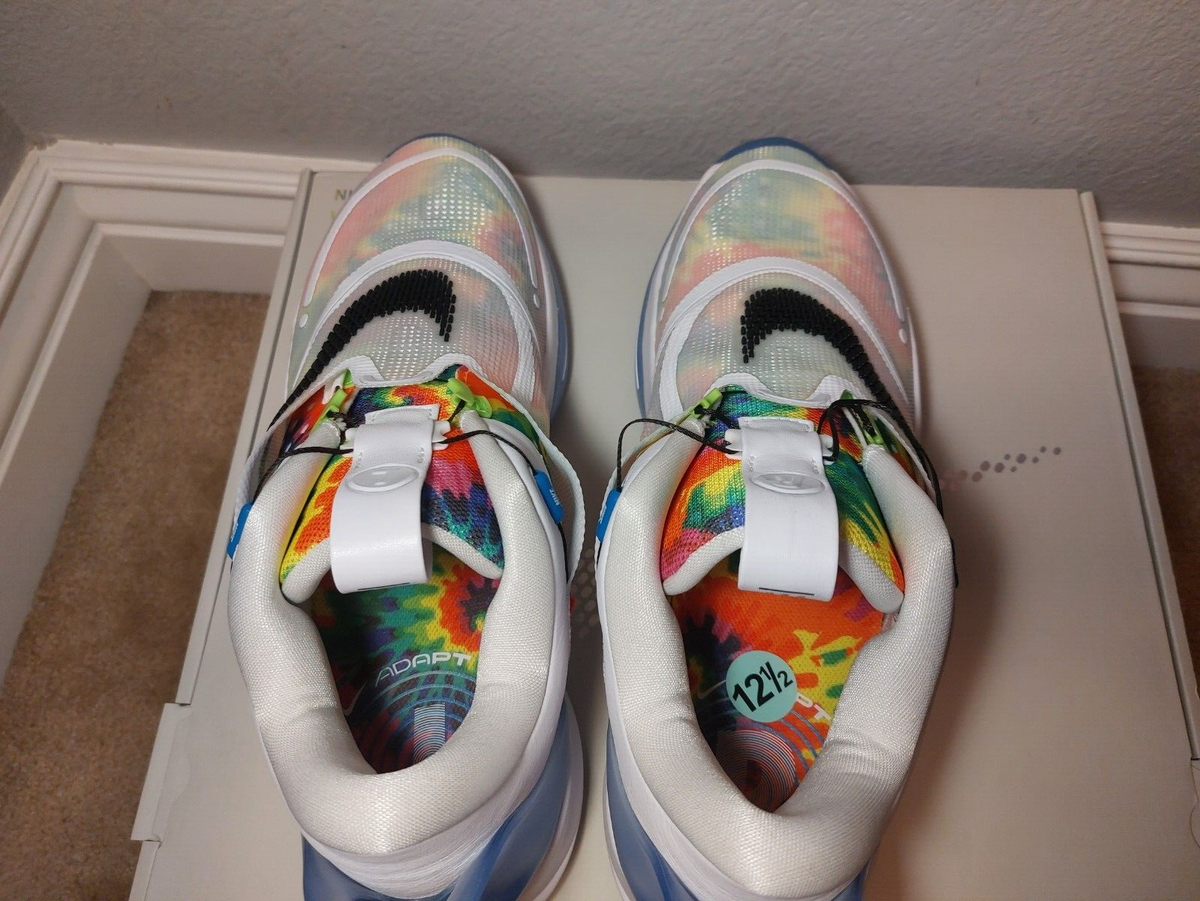 NIKE ADAPT BB 2.0 AUTO LACE BASKETBALL SHOES, NIB, TIE DYE, BQ5397