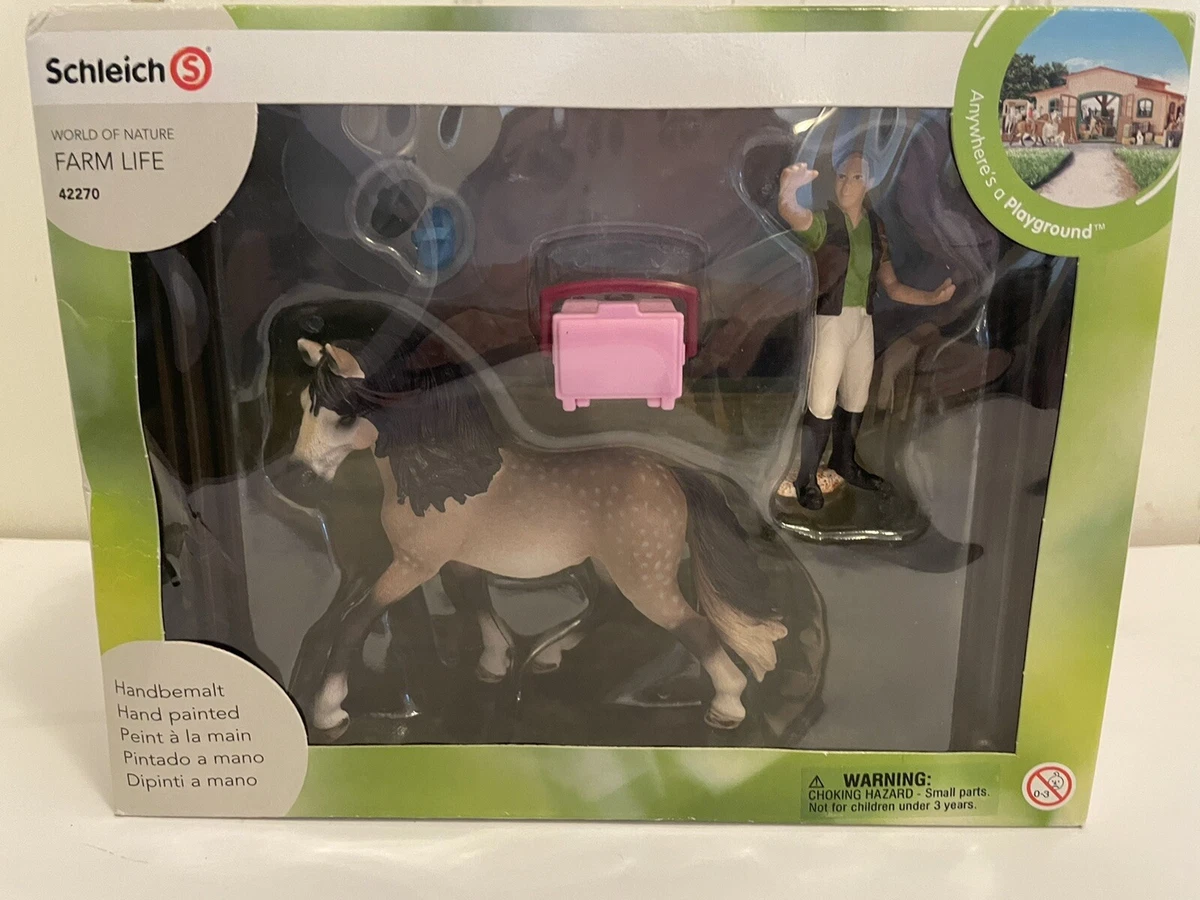 Schleich Horse Club Horse Care Set with Andalusian