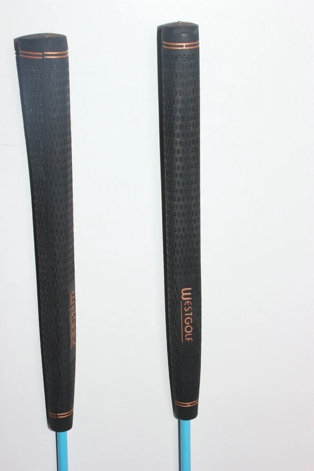 BIG NEU WEST GOLF PUTTER PISTOLENGRIFF GROSSER QUALITÄTSGRIFF STANDARDGRIFF SCHWARZ/GOLD X1