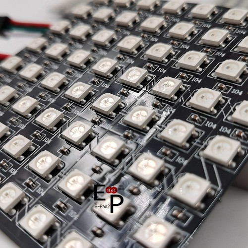 WS2812B RGB Flexible LED Panel Matrix Programmable Display Screen 64-256 Leds - Picture 16 of 37