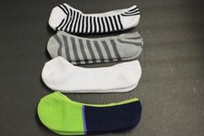 8 Pair's Low Cut Pad ANKLE SOCKS 9-11 Yellow Women's CASUAL NO SHOW SOCKS Mix