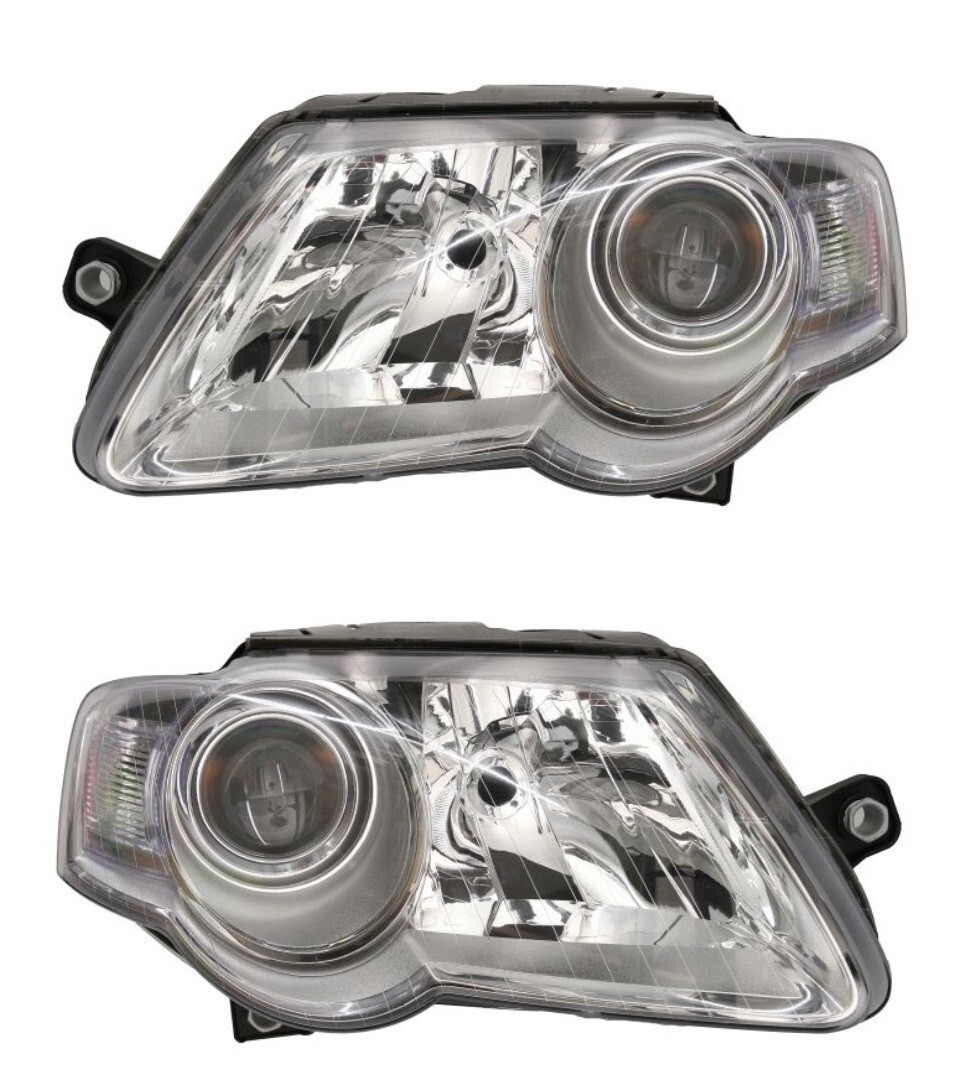 Phare avant gauche droit électrique VW Passat B6 3C bloc optique halogène feu de route