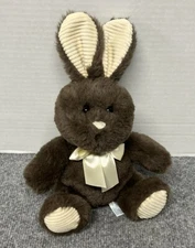 Hug Fun International Easter Bunny Brown Rabbit 11" Plush Stuffed Animal