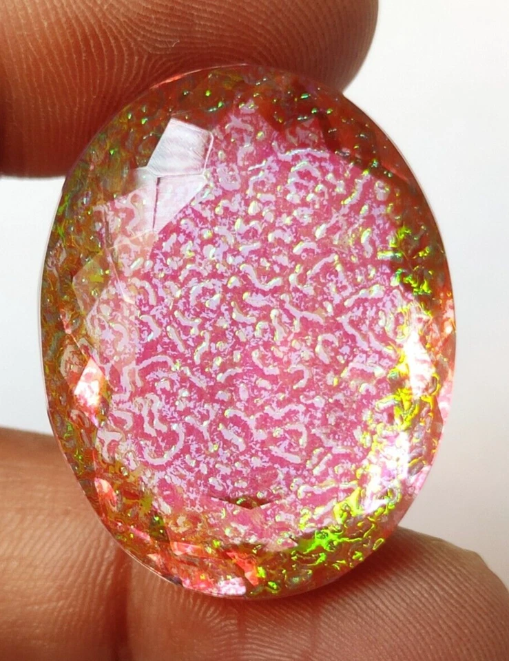 83.75 Ct. Large Monarch Fire Opel Oval Cut Loose Gemstone for Ring & Pendant - Image 2 of 4