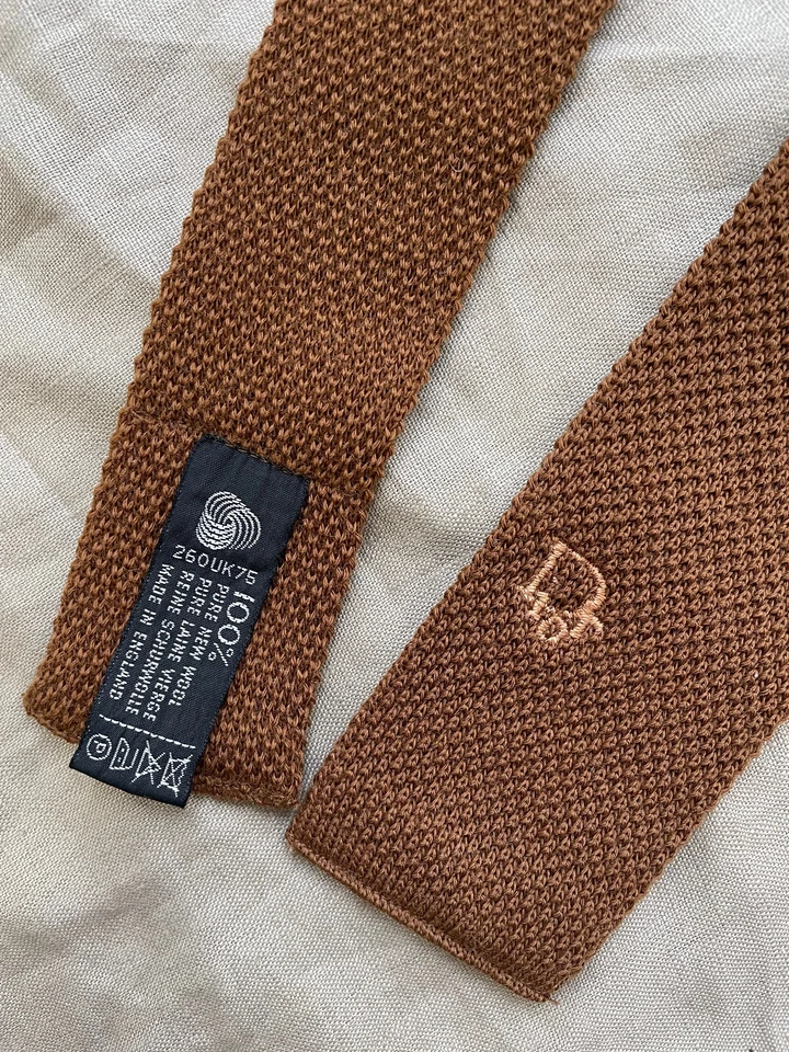 Dior Vintage Hombre Lana Marrón Tejido Foto 4 de 4