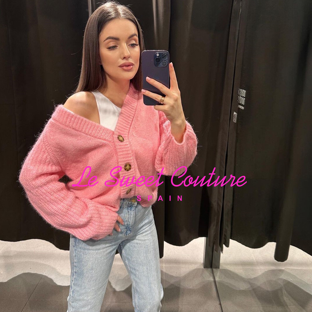 cardigan rose zara