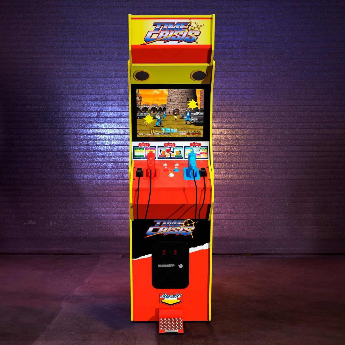 Arcade1Up Time Crisis タイムクライシス・ガンバレット 他 北米等向け家庭用ゲーム機「TIME CRISIS™ Deluxe Arcade Machine