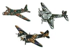 WW2 RAF Wellington Blenheim & Mosquito Military Aircraft Metal Enamel Badge Set