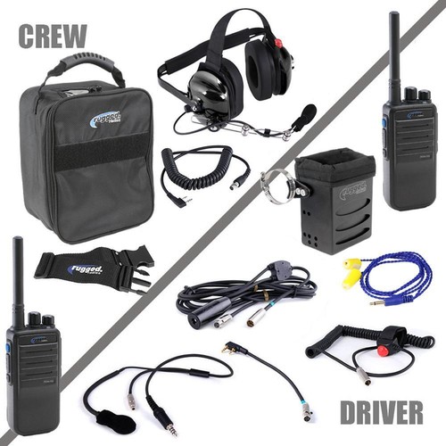 Rugged Radios PATROL-PACK-RDH-X-HV PATROL 2-WAY KIT W/RDH-X IP67 WATERPROOF-HIGH VISABILITY