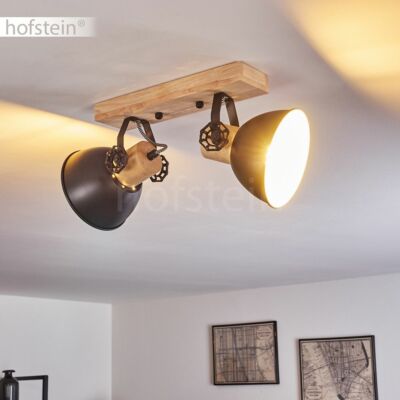 Meine Wunschleuchte Industrial Deckenstrahler narda Gitter Schwarz, 2-flammig ab 29,99 € (August 2026) | Vergleiche 5 Angebote auf