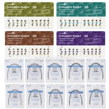 Dental Orthodontic Brackets Braces Mini MBT Roth.022 /NITI Round Arch Wires