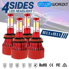 for Nissan Altima SL Sedan 4-Door 2.5L 2007-2018 LED Headlight High Low Bulbs 4x