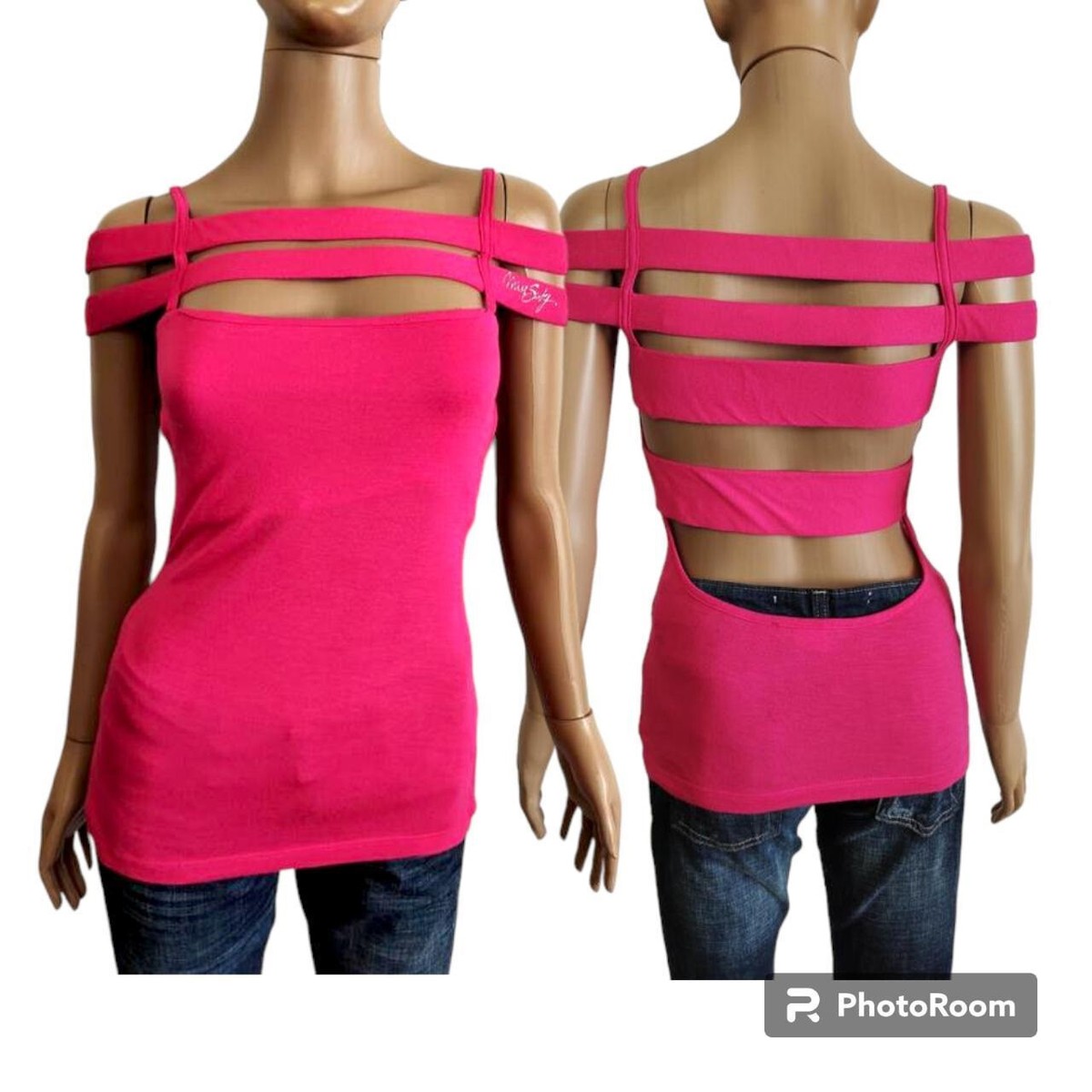 Miss Sixty pink tank top sz XS new condition with tags | eBay