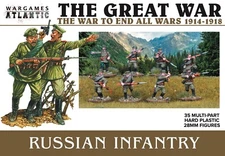 Wargames Atlantic Russian Infantry 35x Figures Great War WW1 1914-1918 FREE POST
