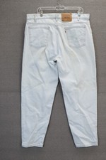 Vintage 90s Levis 550 Jeans Tapered Leg Orange Tab Made in USA Fits 40x30