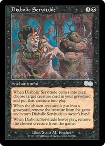 MTG - DIABOLIC SERVITUDE - Urza's Saga (U) - Picture 1 of 1