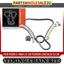 6pcs Engine Timing Chain Kit for Ford C-Max Fusion Police Responder Hybrid DOHC