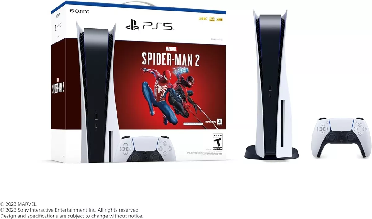 Sony PlayStation 5 PS5 Console Marvel’s Spider-Man 2 Bundle Brand New