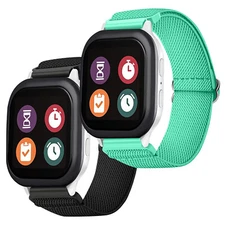 2-Pack Nylon Band Replacement for Verizon Gizmo Watch 2 /Watch 1 Kids Boys Girls