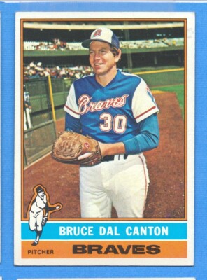 1976 Topps #486 Bruce Dal Canton EX+ Braves