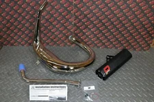 DMC Alien Yamaha Blaster aftermarket exhaust pipe + silencer CHROME PLATED